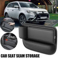 Car Seat Storage, New Upgraded Car Seat Storage Box With Cup Holder, Seat Gap Storage Box, Cup Holder Gap Bag For Car, Adjustable Car Seat Storage Box