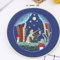 DIY Fabric Embroidery Flower And Grass Material Package Kit Sewing Kit