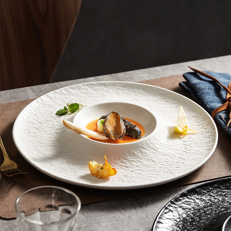 Household Light Luxury Western Food Cutlery Plate