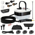 Handheld Steam Cleaner, Steamer For Cleaning, 2500W Pressurized Steam Cleaner With 1.2L Water Tank And 12 Attachments, Portable Steamer Cleaner For Home Car Kitchen Bathroom Furniture Tile Grout