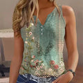 Cross Border Exclusive For Wish Independent Station Leisure Printed Other Floral Vest