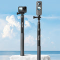 Fit GoPro12 M Carbon Fiber Selfie Stick Insta360 Panoramic Camera Extension Rod Accessories